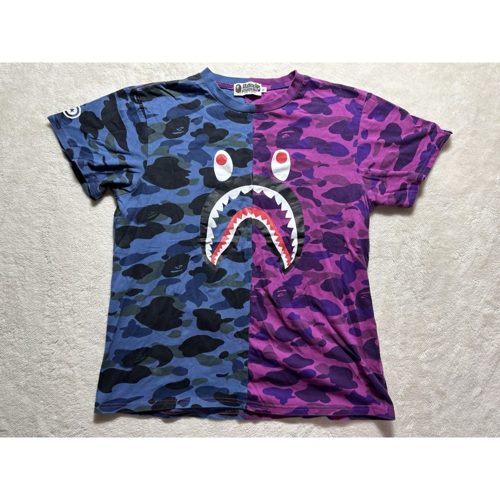 BAPE A Bathing Ape Camo T Shirt Youth XL WorldGoneMad